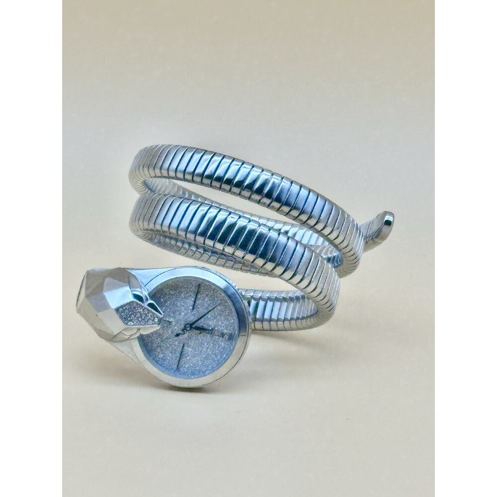 Just Cavalli Women’s JC1L114M0015 Glam Snake Stainless Steel Watch Signed